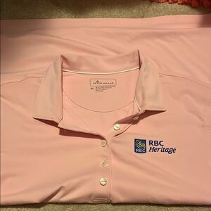 Peter Millar women’s XL Pink Polo Shirt HERITAGE RBC